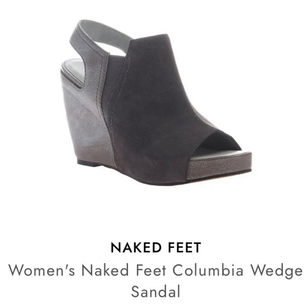 Naked Feet Columba Wedge